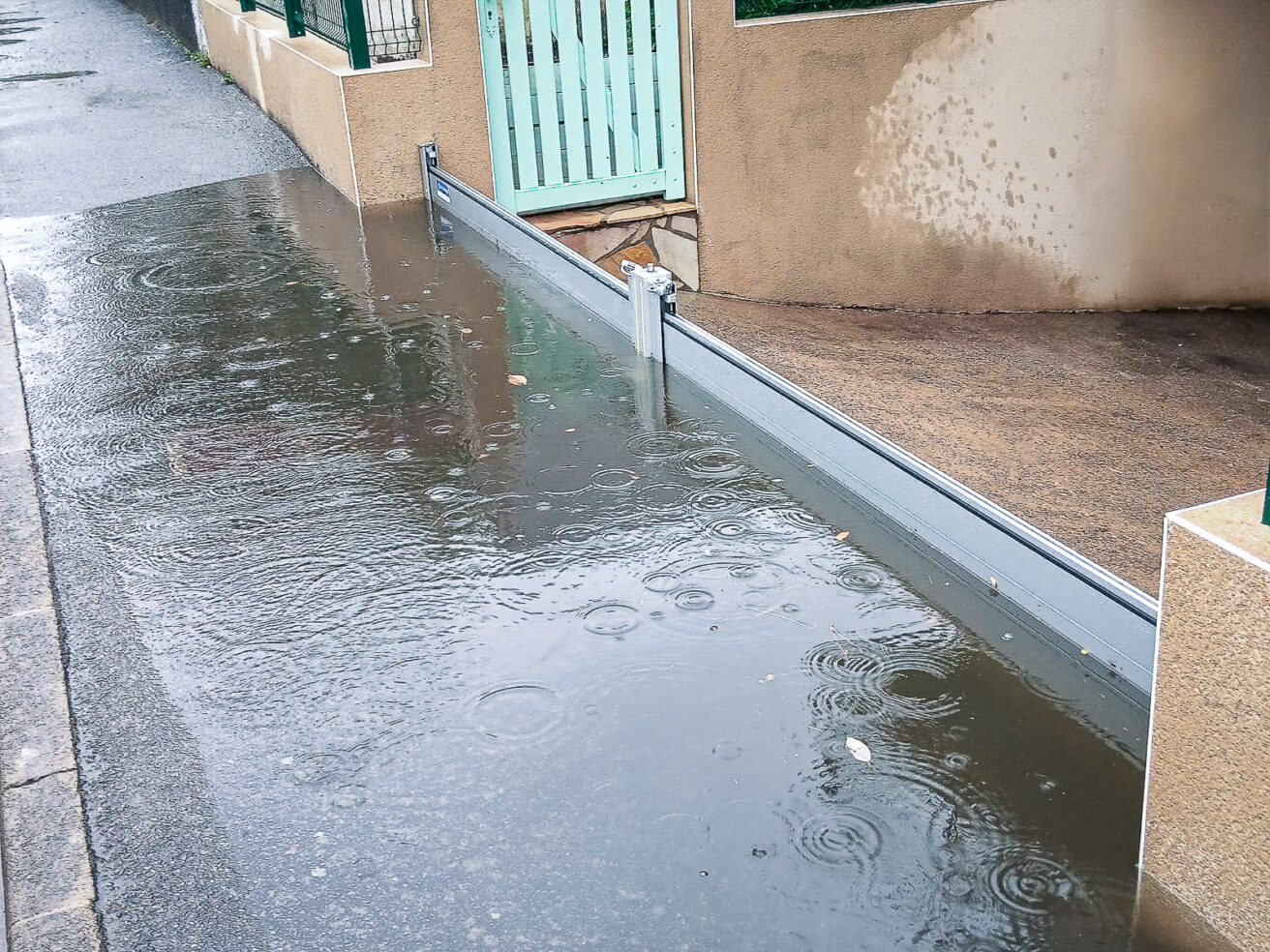 Batardeau à glissière anti inondation