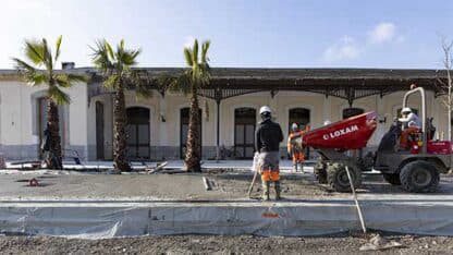 Gare de Pau en chantier