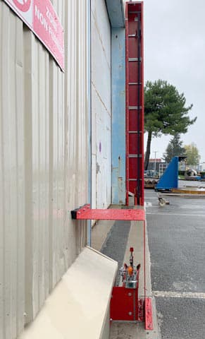 barrière de rétention des eaux d'extinction installée dans un site ICPE de l'entreprise Reel
