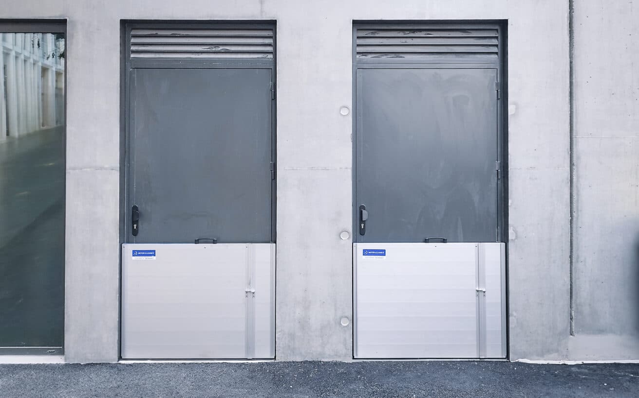 deux portes avec batardeaux monobloc
